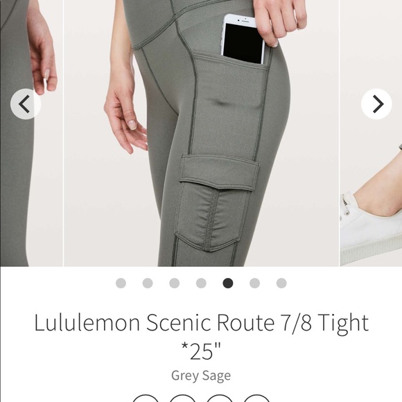 Lululemon Scenic Route 7/8 cropped leggings - Picture 12 of 13